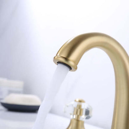 Upc Faucet With Drain-Brown Bronze Gold - ZY8009-G