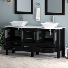 Load image into Gallery viewer, 63&quot; Vanity Set with Polished Chrome Plumbing - 8119F