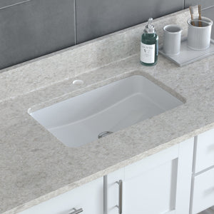 USA Patriot 48 Inch White Bathroom Vanity – Olympus Counter - P48W-OLYMPUS
