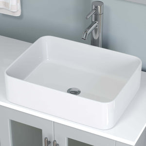 63 Inch Grey Wood and Porcelain Vessel Sink Double Vanity Set - 8119G