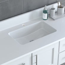 Load image into Gallery viewer, USA Patriot 48 Inch White Bathroom Vanity - White Counter - P48W-WHITE