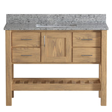Load image into Gallery viewer, USA Patriot 48 Inch Oak Bathroom Vanity - Pepper Counter - P48-PEPPER