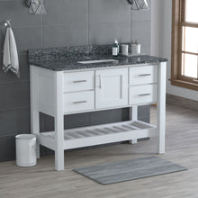 Load image into Gallery viewer, USA Patriot 48 Inch White Bathroom Vanity - Starry Counter - P48W-STARRY
