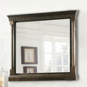 36" Mirror With Antique Coffee Finish - WLF6036-M-36
